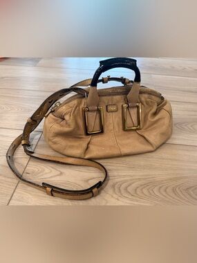Chloe Tan Leather Ethel Satchel